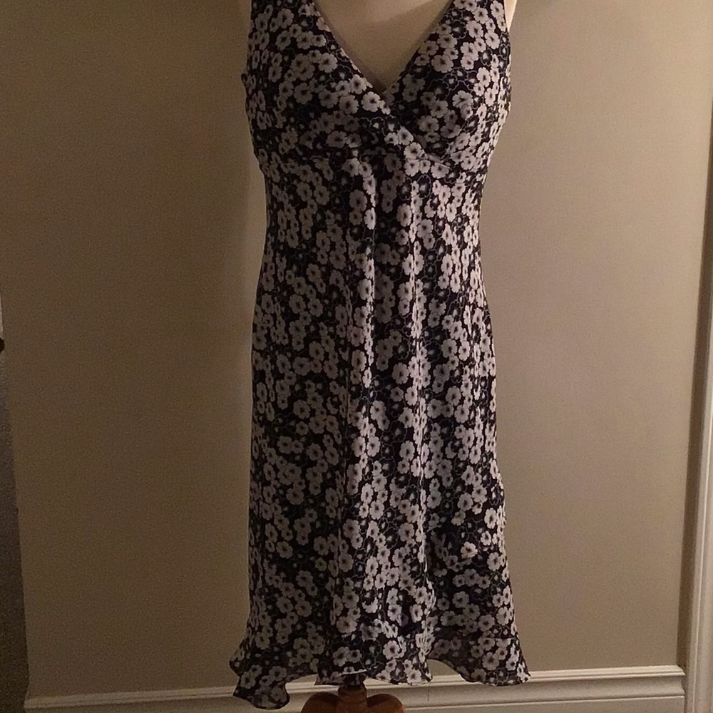 Black & White Floral Dress